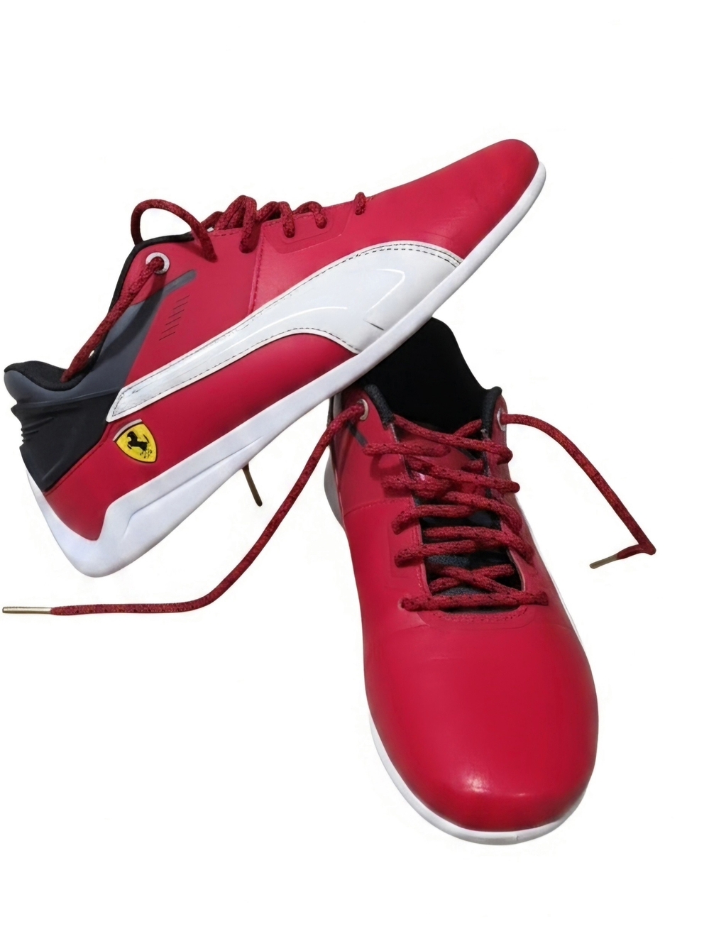 Puma Scuderia Ferrari Drift Cat Motorsport Driving Shoes Red White Sz 7.5 Mint